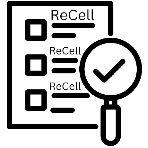A checklist with a magnifying glass hovering over it. The check mark on the checklist is the only item checked.