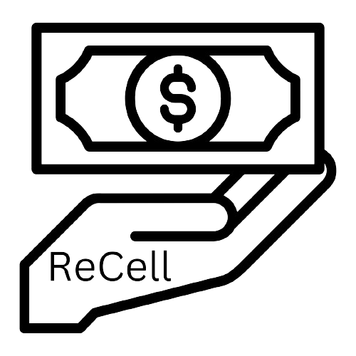 A hand holding a dollar bill icon.